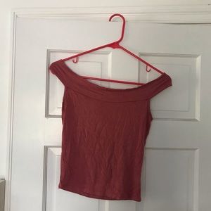 L.A. hearts off the shoulder shirt